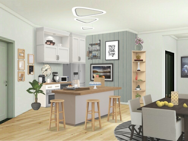 Kitchen And Dining Room Combo!