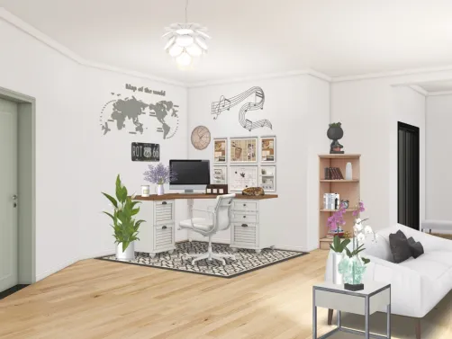 Office and Living Room
