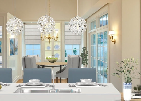 dining room  Design Rendering