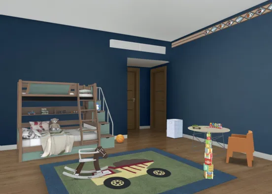 little boy room Design Rendering