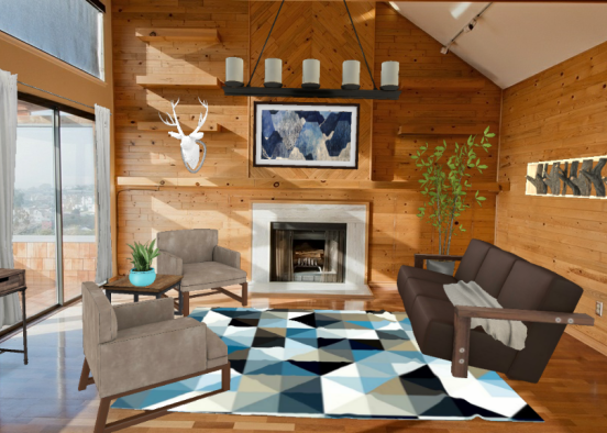 Cabin retreat Design Rendering