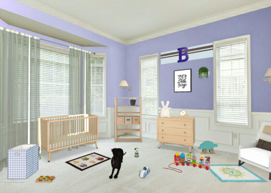 My babies room Design Rendering