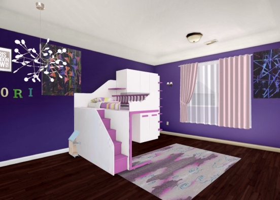 little princess room! Design Rendering