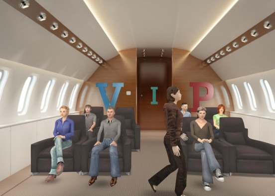 Avion ✈️ V.I.P (un peu moche 😅😂) Design Rendering