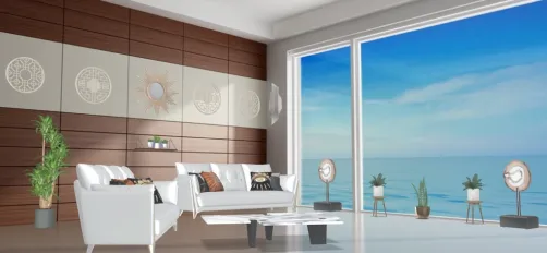 salle de séjour chic ☀️