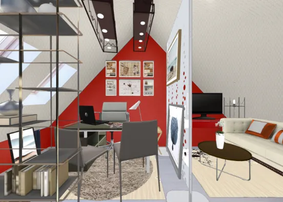 Photography office Design Rendering