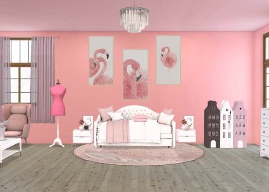 pretty in pink Design Rendering