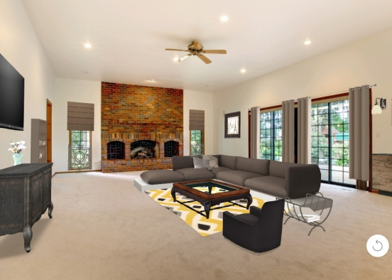 Living room design by Caviant Design Rendering