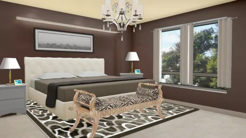 Master bedroom design by Caviant