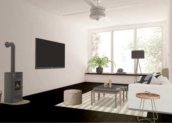 students living room  Design Rendering
