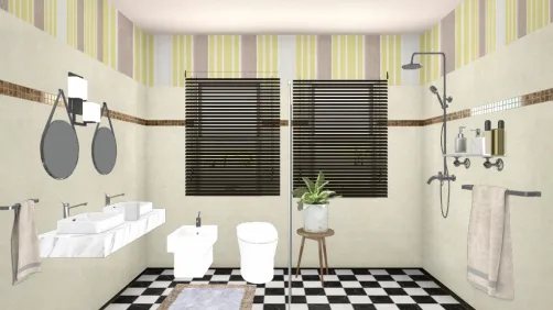 Baño minimalista 