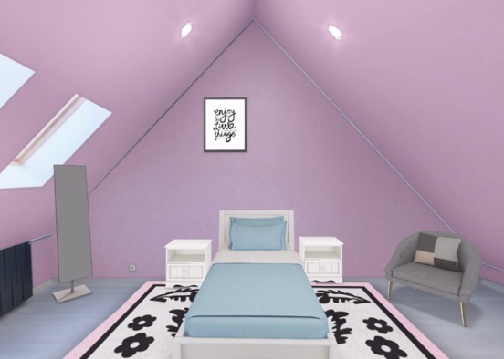 princess room Design Rendering