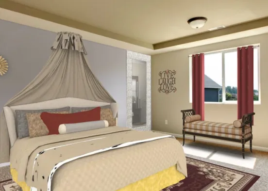 luxury room Design Rendering
