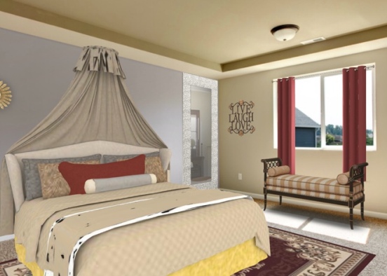 luxury room Design Rendering