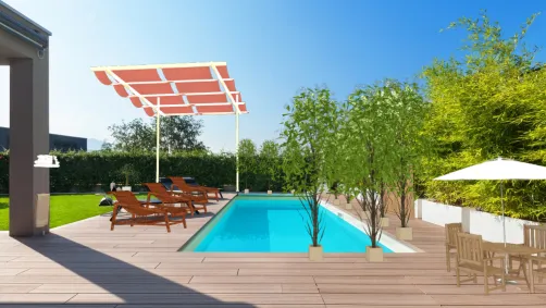 Backyard pool