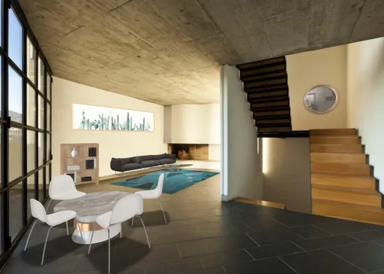 #Living room  Design Rendering