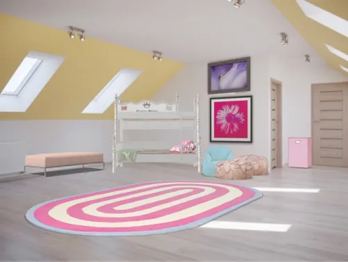 twin girls room