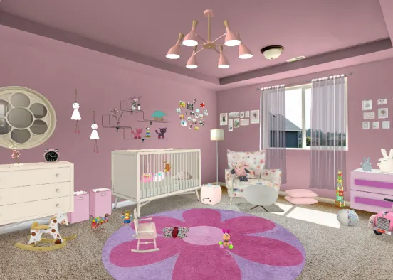Pink baby Design Rendering