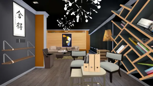 Dark living room