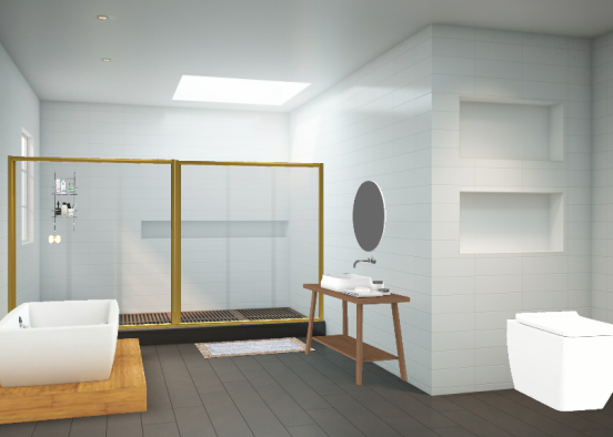 Future bathroom ❤ Design Rendering