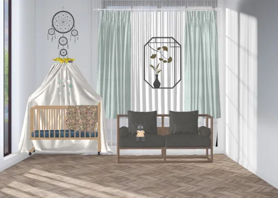 Baby room 👶 Design Rendering