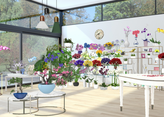 Florists Shop  Design Rendering