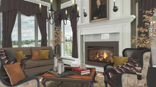 Winter victorian room