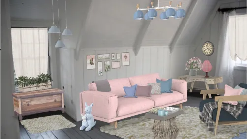 Grandma's blue and pink 💓💙
