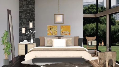 Bedroom in the Australian - template Tiffany Sanderson