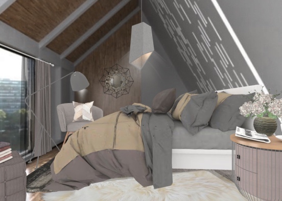 my nordic bedroom  - the my dream  Design Rendering