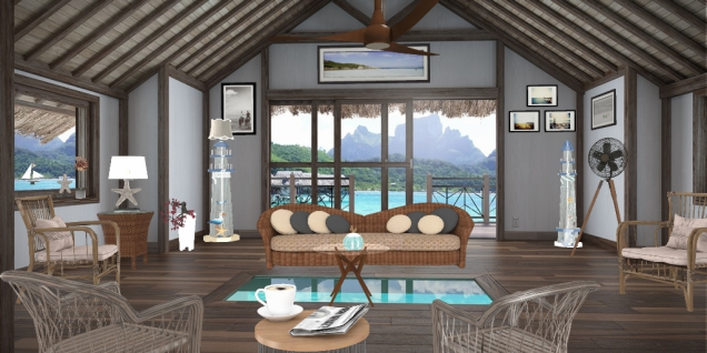 Living room Beach hut