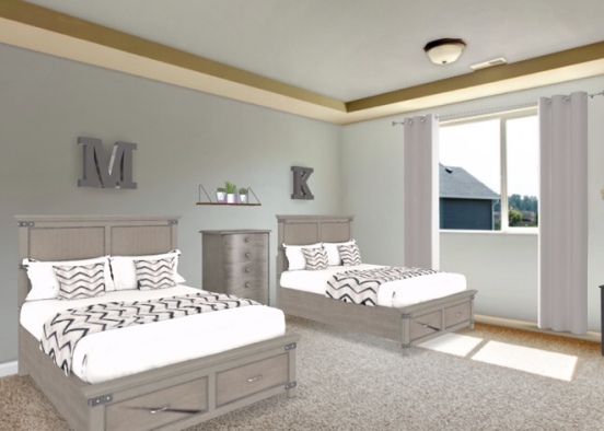 mk bedroom Design Rendering