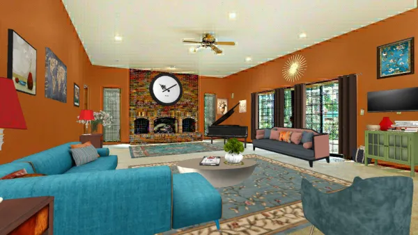 Professional interior design created with Homestyler 3D design software
