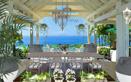 Un almuerzo con vistas.....🌅☀🌴