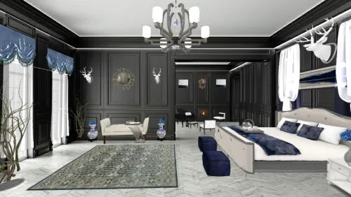 Blue victorian