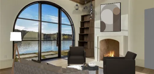 A well organised space with cold and fireplace is just fantasy for manyyyyy❤️