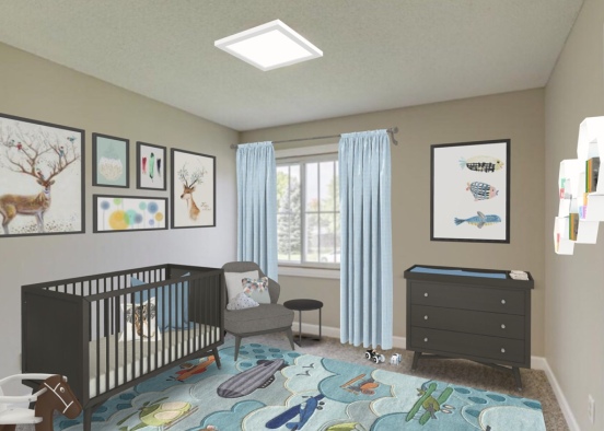 Dream Cottage - Baby Boy Design Rendering