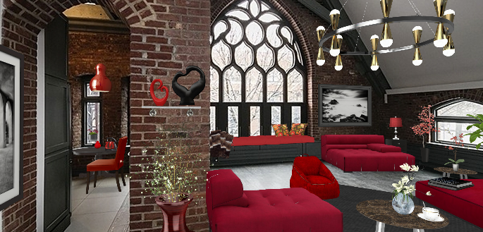 At church is at home Design Rendering