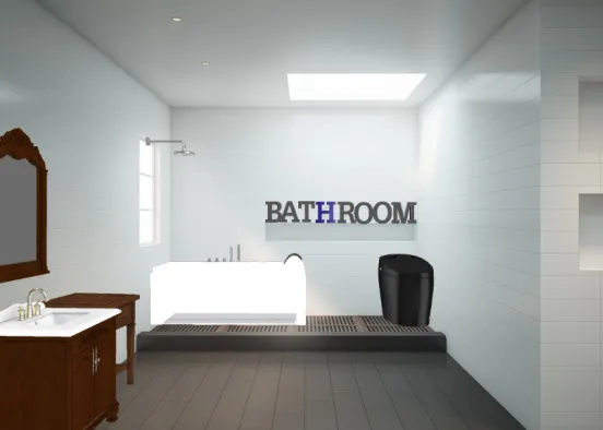 Bathroom design  Design Rendering