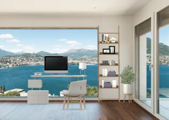 Office with a view Design Rendering
