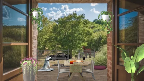 Patio exterior 