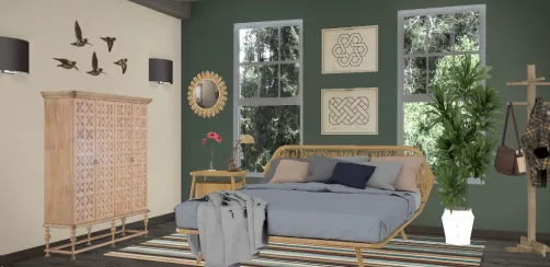Natural modern bedroom 