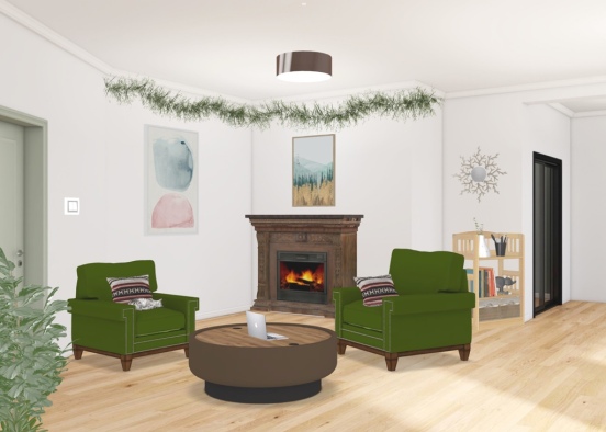 winter lounge  Design Rendering