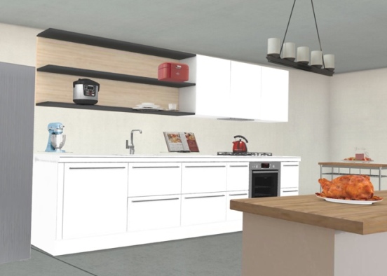 kitchen  Design Rendering