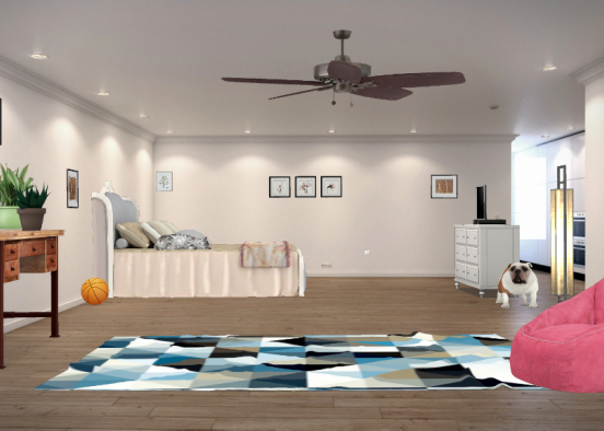 Addisons new bedroom design age 11 Design Rendering