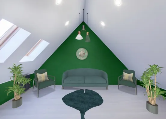 green room  Design Rendering