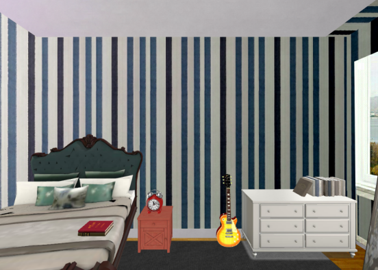 MH R's bedroom Design Rendering