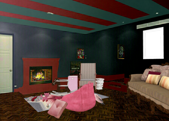 MH living room. Design Rendering