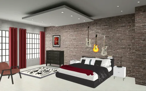 Daniel's guitar bedroom