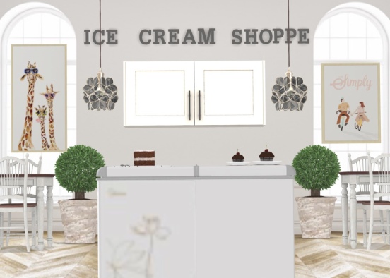 Ice Cream Shoppe Design Rendering